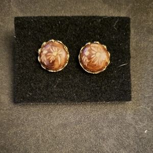 Vintage Purple Earrings